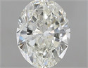Natural Diamond 0.81 Carats, Oval with  Cut, I Color, VS1 Clarity and Certified by GIA