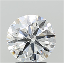 Lab Grown Diamond 3.09 Carats, Round with Ideal Cut, F Color, VVS2 Clarity and Certified by IGI