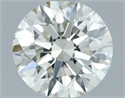 Natural Diamond 0.87 Carats, Round with Excellent Cut, J Color, VS2 Clarity and Certified by IGI