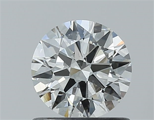 Picture of Natural Diamond 0.71 Carats, Round with Excellent Cut, H Color, SI1 Clarity and Certified by GIA
