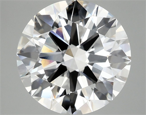 Picture of Lab Grown Diamond 6.06 Carats, Round with Ideal Cut, E Color, VVS2 Clarity and Certified by IGI