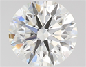 Diamante Natural 0.50 quilates, Redondo , Color I, claridad VVS1 y certificado GIA