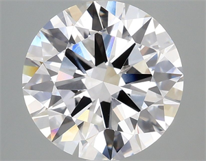 Picture of Lab Grown Diamond 3.50 Carats, Round with Excellent Cut, E Color, VVS1 Clarity and Certified by IGI