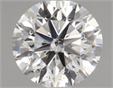 Natural Diamond 0.62 Carats, Round with Excellent Cut, G Color, SI2 Clarity and Certified by GIA