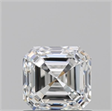 Diamante Natural 1.01 quilates, Asscher , Color G, claridad VS1 y certificado GIA
