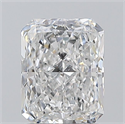Natural Diamond 1.20 Carats, Radiant with  Cut, E Color, SI2 Clarity and Certified by GIA