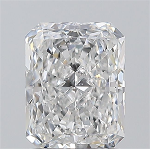 Picture of Natural Diamond 1.20 Carats, Radiant with  Cut, E Color, SI2 Clarity and Certified by GIA