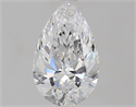 Diamante Natural 1.71 quilates, De pera , Color D, claridad VVS2 y certificado GIA