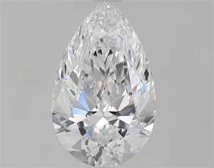Foto Diamante Natural 1.71 quilates, De pera , Color D, claridad VVS2 y certificado GIA de