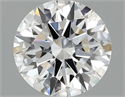 Lab Grown Diamond 1.43 Carats, Round with Ideal Cut, D Color, VVS2 Clarity and Certified by IGI