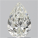 Natural Diamond 1.20 Carats, Pear with  Cut, I Color, SI2 Clarity and Certified by GIA