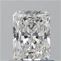 Natural Diamond 0.80 Carats, Radiant with  Cut, G Color, IF Clarity and Certified by GIA