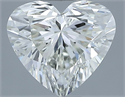 Natural Diamond 1.53 Carats, Heart with  Cut, I Color, VVS2 Clarity and Certified by IGI