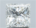 Natural Diamond 1.22 Carats, Princess with  Cut, G Color, VS2 Clarity and Certified by GIA