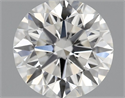 Natural Diamond 0.90 Carats, Round with Excellent Cut, F Color, VS2 Clarity and Certified by IGI