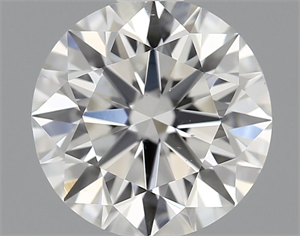 Picture of Natural Diamond 0.90 Carats, Round with Excellent Cut, F Color, VS2 Clarity and Certified by IGI