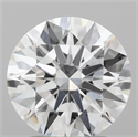 Del inventario de diamantes de laboratorio, 2.06 quilates, Redondo , Color D, claridad VVS2 y certificado IGI