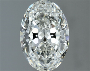 Picture of Natural Diamond 1.00 Carats, Oval with  Cut, H Color, VS2 Clarity and Certified by IGI