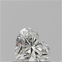 Natural Diamond 0.50 Carats, Heart with  Cut, I Color, VS1 Clarity and Certified by GIA