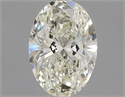 Diamante Natural 0.53 quilates, Ovalado , Color L, claridad VVS1 y certificado GIA