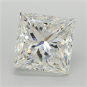 Diamante Natural 3.53 quilates, Princesa , Color I, claridad VVS1 y certificado GIA
