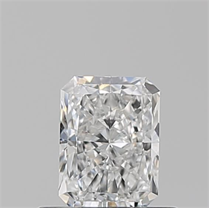 Picture of Natural Diamond 0.51 Carats, Radiant with  Cut, E Color, VS2 Clarity and Certified by GIA