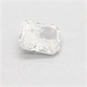 Natural Diamond 1.00 Carats, Radiant with  Cut, I Color, SI1 Clarity and Certified by GIA
