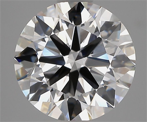 Picture of Lab Grown Diamond 3.41 Carats, Round with Ideal Cut, E Color, VS1 Clarity and Certified by IGI