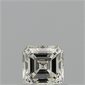 Diamante Natural 0.55 quilates, Asscher , Color K, claridad VVS1 y certificado GIA