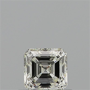 Foto Diamante Natural 0.55 quilates, Asscher , Color K, claridad VVS1 y certificado GIA de