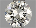 Natural Diamond 0.40 Carats, Round with Very Good Cut, K Color, SI2 Clarity and Certified by GIA