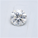 Diamante Natural 0.40 quilates, Redondo , Color F, claridad I1 y certificado GIA