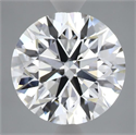 Lab Grown Diamond 4.71 Carats, Round with Excellent Cut, D Color, VVS2 Clarity and Certified by IGI