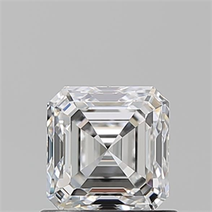 Foto Diamante Natural 0.91 quilates, Asscher , Color E, claridad VVS2 y certificado GIA de
