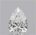 Natural Diamond 0.51 Carats, Pear with  Cut, E Color, IF Clarity and Certified by GIA