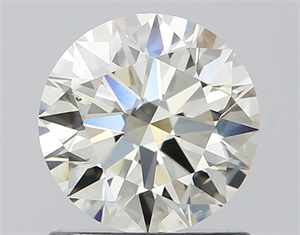 Foto Diamante Natural 1.00 quilates, Redondo , Color J, claridad SI1 y certificado IGI de