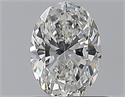 Natural Diamond 0.57 Carats, Oval with  Cut, G Color, VVS1 Clarity and Certified by GIA
