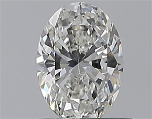 Picture of Natural Diamond 0.57 Carats, Oval with  Cut, G Color, VVS1 Clarity and Certified by GIA