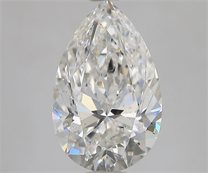 Picture of Natural Diamond 2.35 Carats, Pear with  Cut, G Color, SI2 Clarity and Certified by GIA