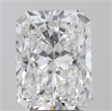 Diamante Natural 3.02 quilates, Radiante , Color D, claridad SI1 y certificado GIA