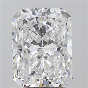 Foto Diamante Natural 3.02 quilates, Radiante , Color D, claridad SI1 y certificado GIA de