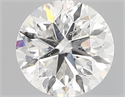 Natural Diamond 0.70 Carats, Round with Very Good Cut, F Color, I1 Clarity and Certified by GIA