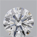 Natural Diamond 0.70 Carats, Round with Excellent Cut, D Color, VS2 Clarity and Certified by GIA