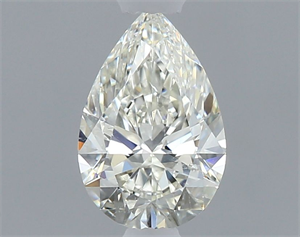 Picture of Natural Diamond 0.51 Carats, Pear with  Cut, J Color, SI1 Clarity and Certified by GIA