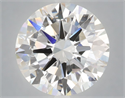 Lab Grown Diamond 6.00 Carats, Round with Excellent Cut, E Color, VVS2 Clarity and Certified by IGI