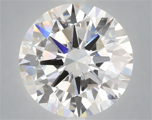 Picture of Lab Grown Diamond 6.00 Carats, Round with Excellent Cut, E Color, VVS2 Clarity and Certified by IGI