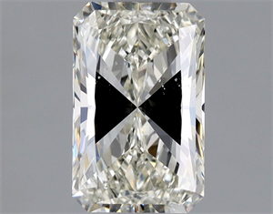 Picture of Natural Diamond 0.90 Carats, Radiant with  Cut, K Color, SI1 Clarity and Certified by GIA