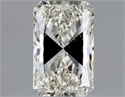 Natural Diamond 0.90 Carats, Radiant with  Cut, K Color, SI1 Clarity and Certified by GIA