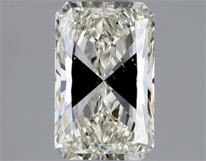 Picture of Natural Diamond 0.90 Carats, Radiant with  Cut, K Color, SI1 Clarity and Certified by GIA