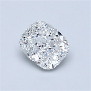 Foto Diamante Natural 0.70 quilates, Del cojín , Color F, claridad SI1 y certificado GIA de